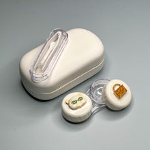 Load image into Gallery viewer, Lovely White Pu Contact Lens Box Casing
